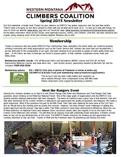 2015 Spring News Letter