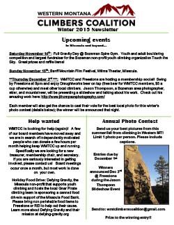2015 Winter News Letter